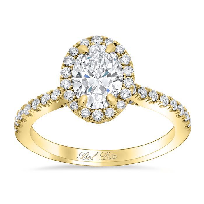 Diamond Art Deco Engagement Ring Halo Engagement Rings deBebians 