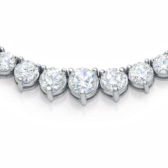 Diamond Riviera Necklace Diamond Necklaces deBebians 