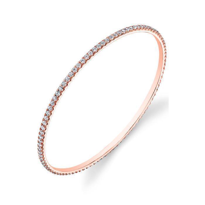 Forever One Moissanite Pave Bangle Bracelet Bracelets deBebians 