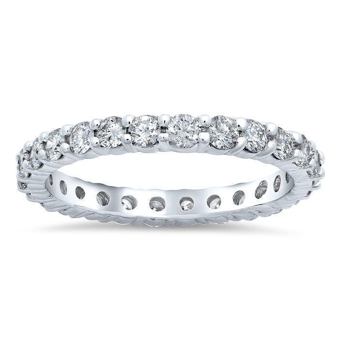 1.00 cttw Round Shared Prong Lab Created Diamond Eternity Band