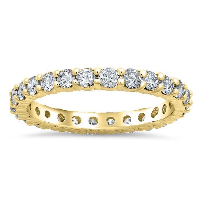 1.00 cttw Round Shared Prong Diamond Eternity Band