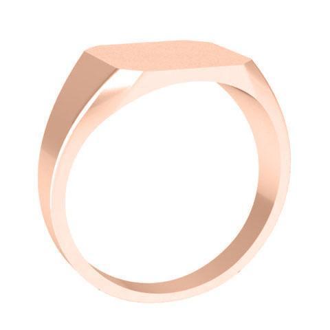 Chunky Gold Signet Ring For Women Signet Rings deBebians 