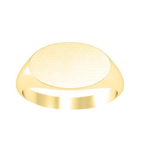 Wide Oval Signet Rings Open Back Signet Rings deBebians 