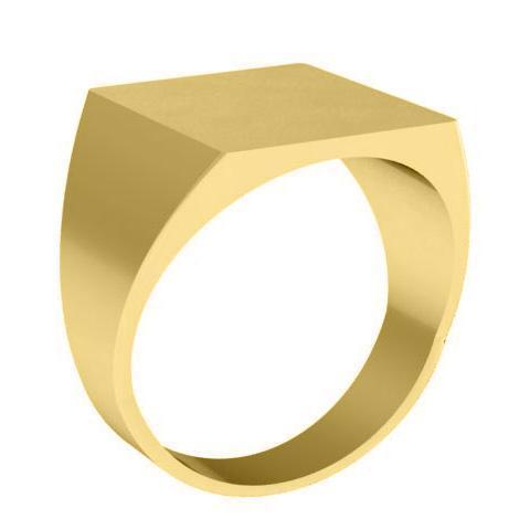 Square Signet Ring Signet Rings deBebians 