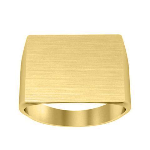 Large Square Signet Ring Signet Rings deBebians 