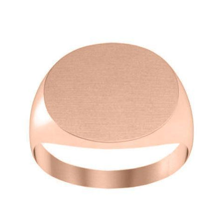 10mm by 12mm Oval Ladies Signet Ring Signet Rings deBebians 