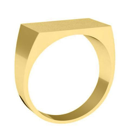 Rectangle Signet Ring Signet Rings deBebians 