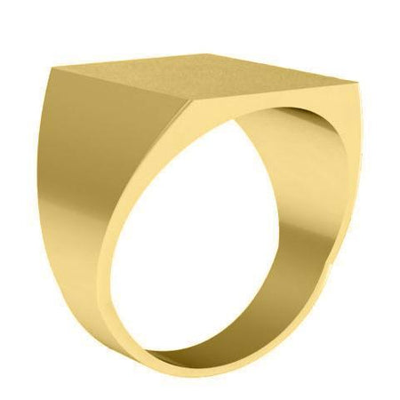 Flat Signet Ring Signet Rings deBebians 