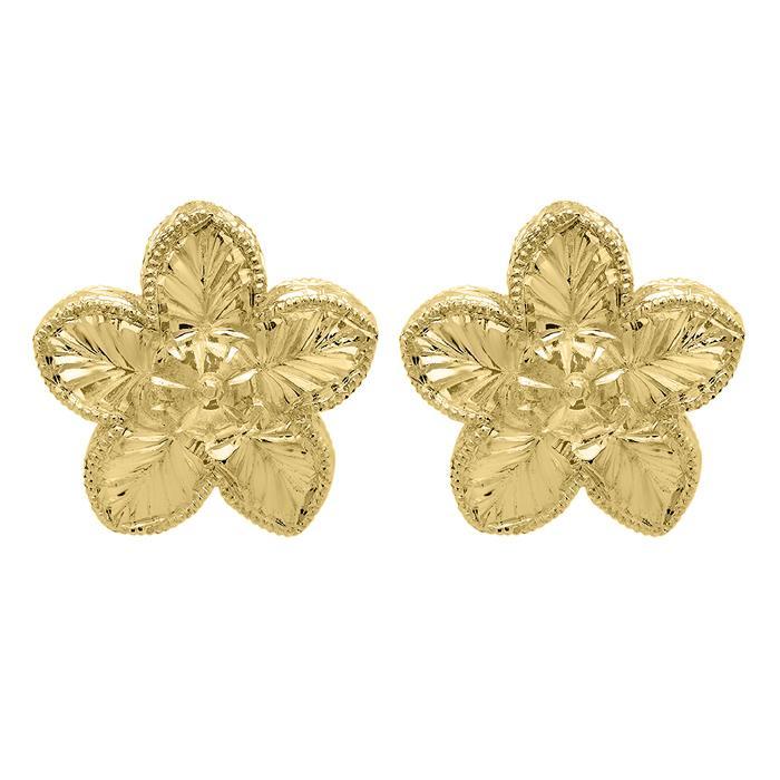Gold Flower Earrings Gift Ideas Under $1000 deBebians 