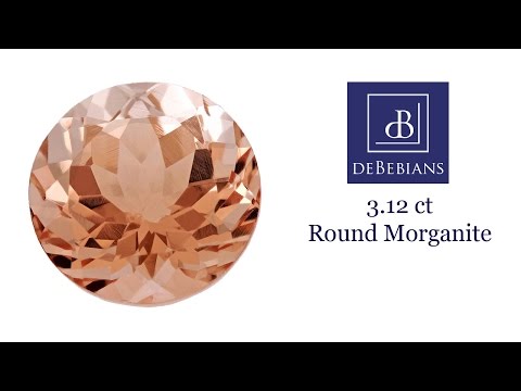 3.12 ct Round Morganite