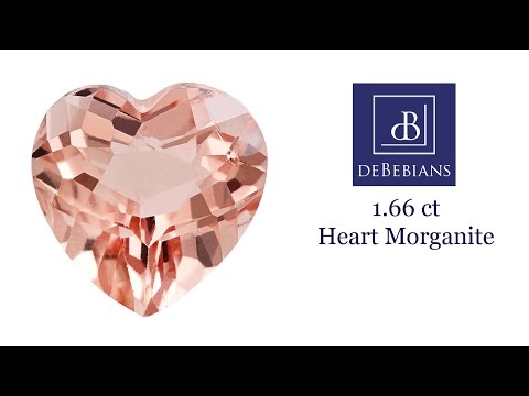 1.66 ct Heart Morganite
