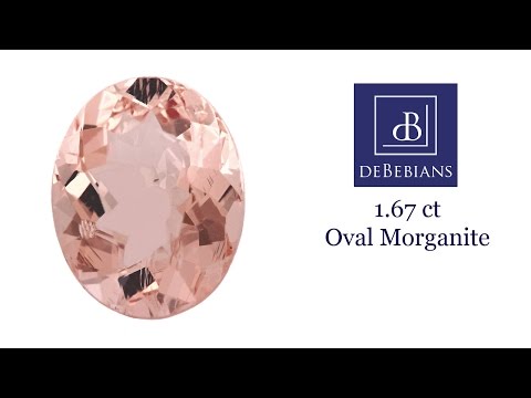 1.67 ct Oval Morganite