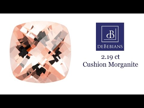 2.19 ct Cushion Morganite