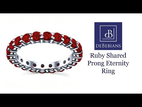 1.00 cttw Ruby Eternity Ring