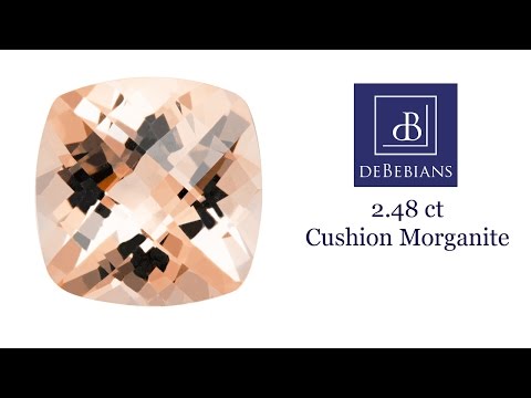 2.48 ct Cushion Morganite