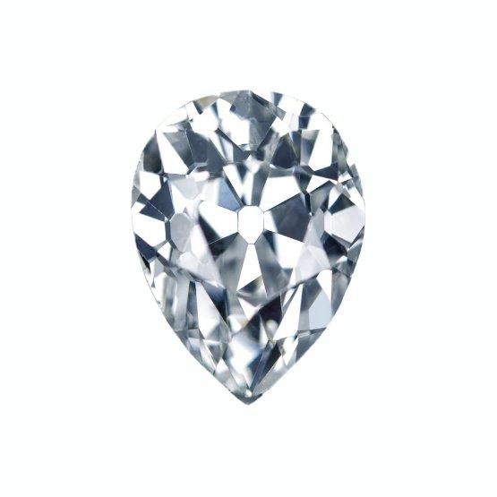 Harro Gem Antique Pear Moissanite Loose Moissanite Harro Gem 