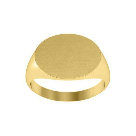 Oval Womens Signet Rings Yellow Gold Signet Rings deBebians 