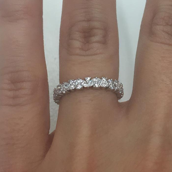 Round and marquise diamond band Clearance