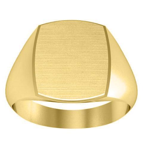 Mens Yellow Gold Signet Rings Signet Rings deBebians 