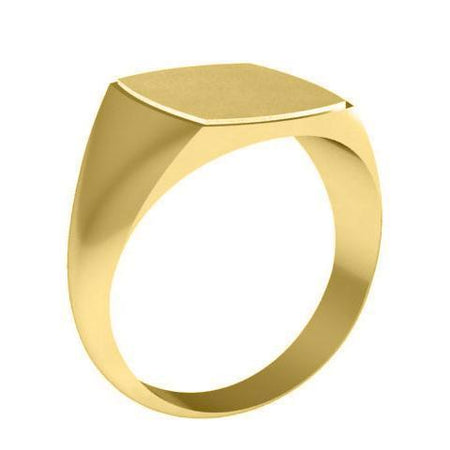 Mens Yellow Gold Signet Rings Signet Rings deBebians 