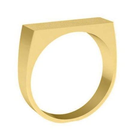 Wide and Narrow Signet Ring Signet Rings deBebians 