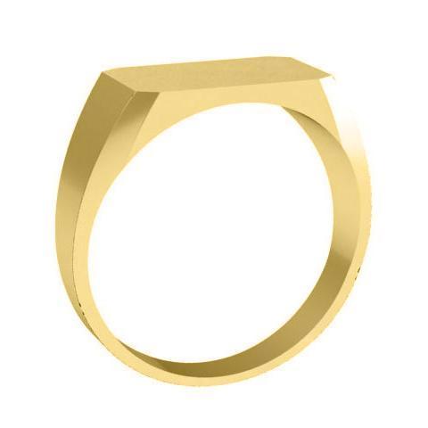 14k Signet Ring Band Signet Rings deBebians 