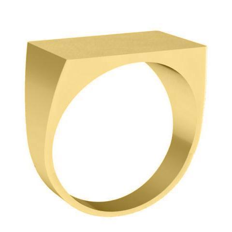 Modern Signet Ring Signet Rings deBebians 