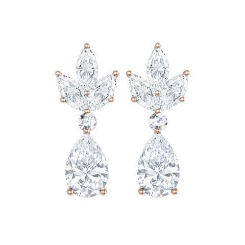 Pear and Marquise Earrings Gift Ideas Over $1500 deBebians 