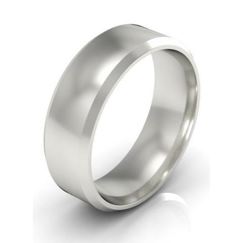 Classic Bevel Ring in 5mm Plain Wedding Rings deBebians 