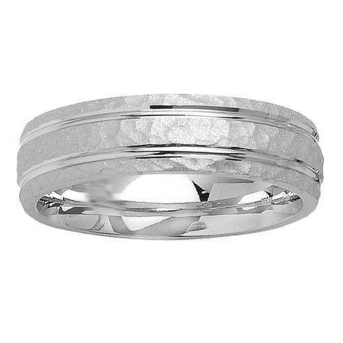 Platinum Ring for Men in 6mm Comfort Fit PT950 Platinum Wedding Rings deBebians 