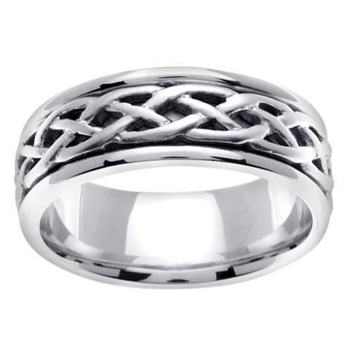 Celtic Knots Wedding Band in Platinum Platinum Wedding Rings deBebians 