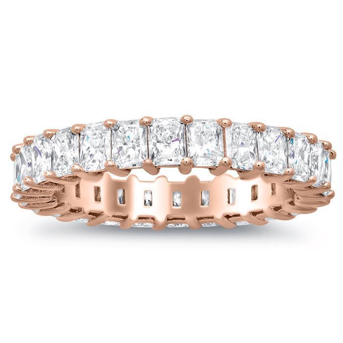 cttw Shared Prong Radiant Cut Eternity Ring – deBebians