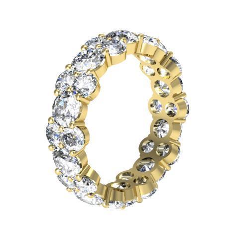 Round Diamond Garland Eternity Ring - 4.50 cttw Diamond Eternity Rings deBebians 