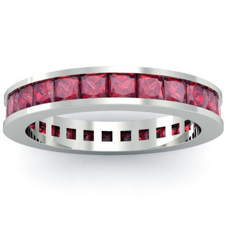 Ruby Eternity Anniversary Ring Gemstone Eternity Rings deBebians 