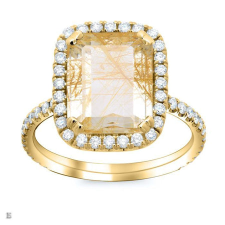 Rutilated Quartz Ring Gift Ideas Over $1500 deBebians 