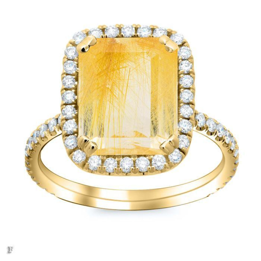 Rutilated Quartz Ring Gift Ideas Over $1500 deBebians 