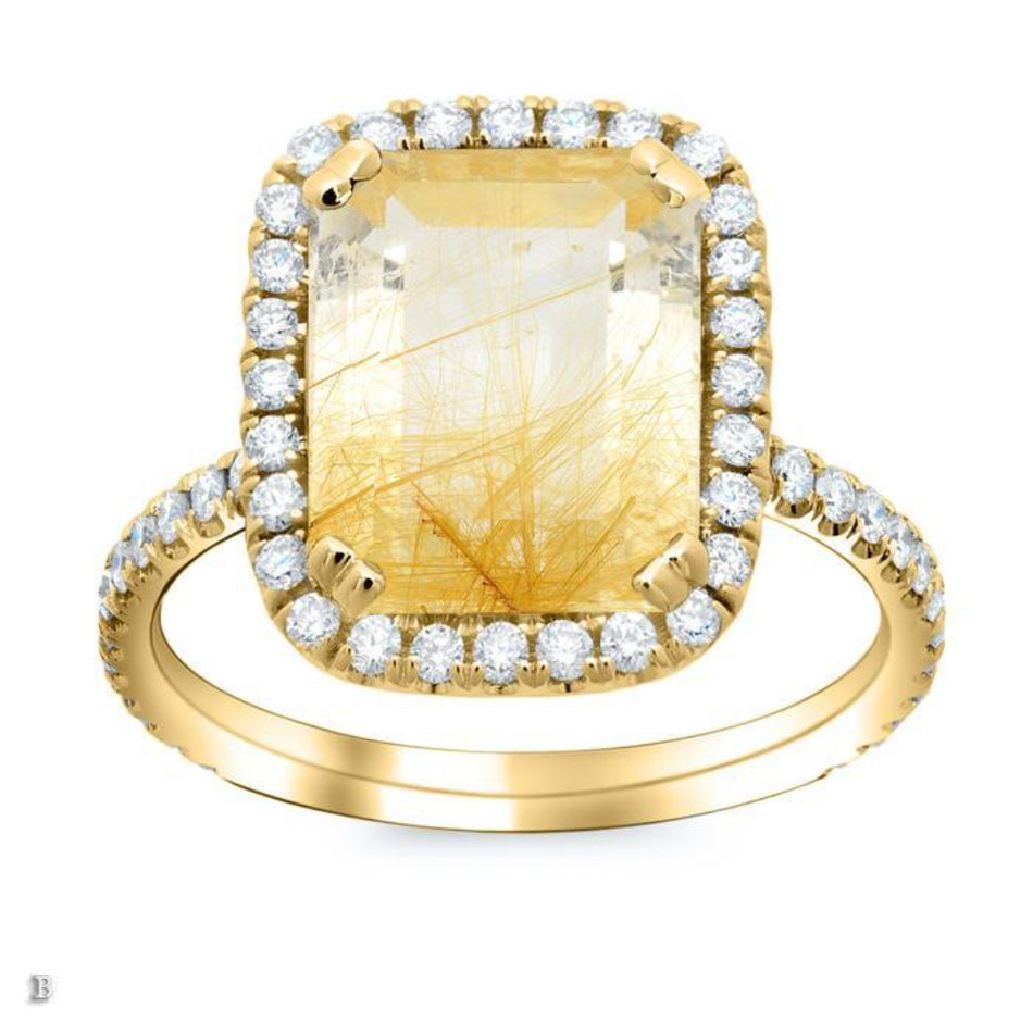 Rutilated Quartz Ring Gift Ideas Over $1500 deBebians 