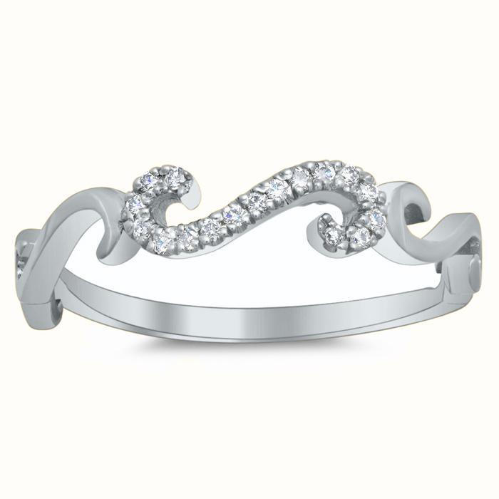 S Pave Diamond Ring Diamond Wedding Rings deBebians 
