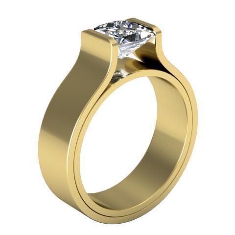 One Carat Round Diamond Ring - Solitaire Engagement Ring – ARTEMER