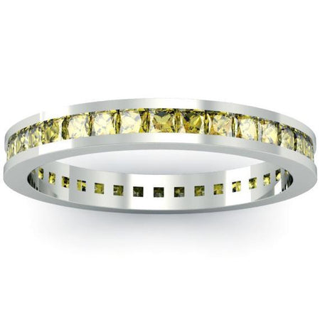 Yellow Sapphire Eternity Ring Gemstone Eternity Rings deBebians 